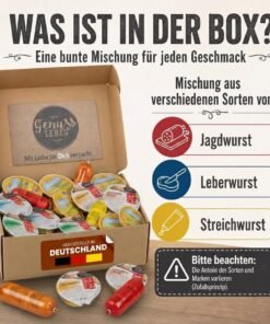 Beispiele für Jagdwurst, Leberwurst und Streichwurst in der Genussleben Box